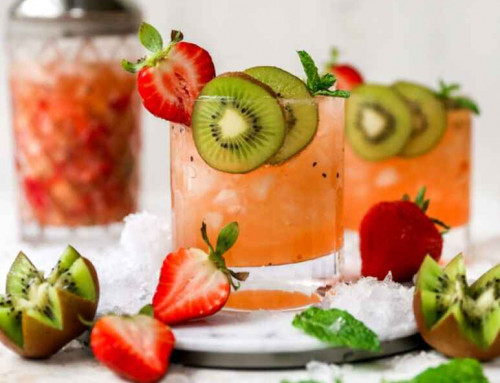 Strawberry Kiwi Summer Spritzer