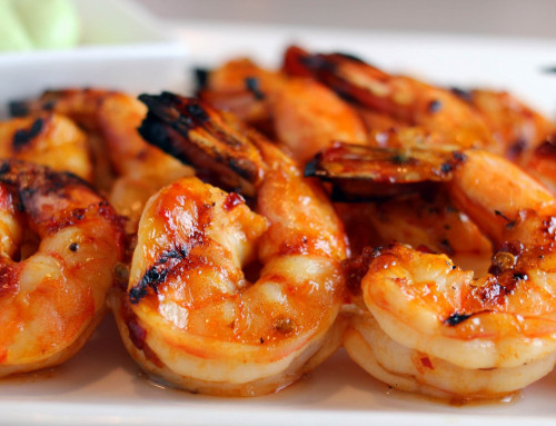 Spicy Habanero Olive Oil Grilled Schrimp