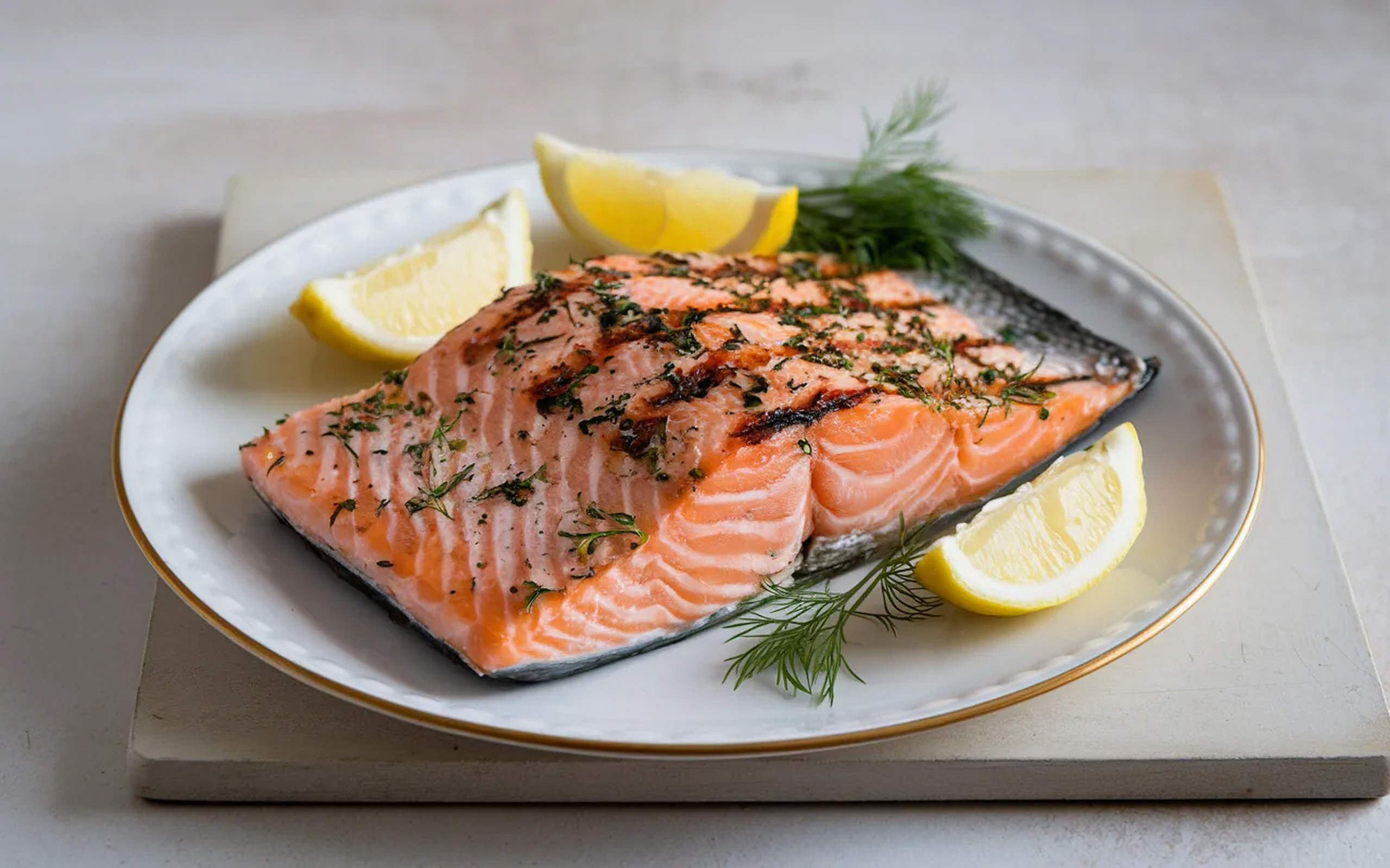 grilled salmon